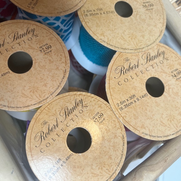 17 Rolls of Hobby Lobby Ribbon - Picture 3 of 7